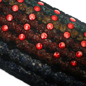 Luxuryade A010 Bio Tapis et Oreiller en Cristal d'Améthyste, Jade et <span class=keywords><strong>Tourmaline</strong></span> avec Chauffage par Infrarouge Lointain, Lumière Rouge Photonique et PEMF - Product Image 4