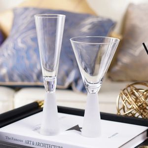 Copa de Champán de Cristal Mate Esmerilado para Flautas Senior, para Restaurante, Banquete, Brindis de Boda, Copa de <span class=keywords><strong>Aperitivo</strong></span>, Lujo Ligero - Product Image 5