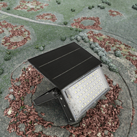 30W 400W 1000W IP65 ABS 태양광 LED 투광등 프로젝터 스포트라이트 야외 정원 도로 보안 조명