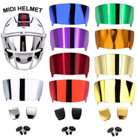 Visières de présentation en acrylique pour casques MIDI, visière de football pour collection