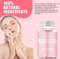 Gummies éclaircissantes pour la peau : Vitamines, Glutathion, Collagène – Complément Éclaircissant – 60 unités – Marque Privée OEM pour Adultes