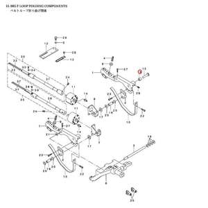 Industriële ijzeren rol B2502-232-000 voor MOL-254 LBH781 naaimachine - Product Image 4