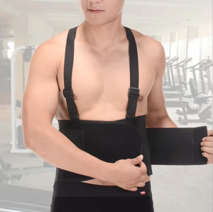 <span class=keywords><strong>Ceinture</strong></span> de soutien <span class=keywords><strong>lombaire</strong></span> réglable pour le sport, <span class=keywords><strong>ceinture</strong></span> médicale pour la musculation, la course à pied, avec bretelles - Product Image 2