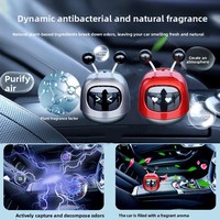 Ornements parfumés solides en ABS, décoration d'intérieur, grand robot, voiture, parfum, aromathérapie