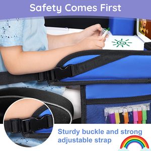 Extensor de Asiento de Avión para Niños Pequeños, Reposapiés de Viaje, Cama para Niños, Asiento de Viaje Portátil para Bebés - Product Image 6