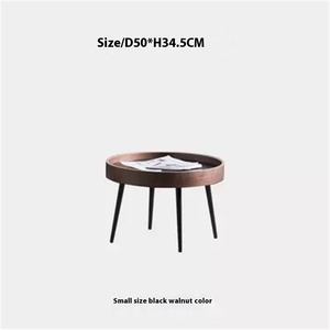 Nordic semplice Black Ins <span class=keywords><strong>Mobile</strong></span> di lusso Design noce tavolino da <span class=keywords><strong>salotto</strong></span> per piccolo appartamento - Product Image 5