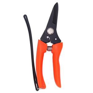 Garden Pruning Shears Alloy Steel Blade 3-5mm Cutting Diameter Orange Handles For Fruit Trees Horticultural Use - Product Image 5