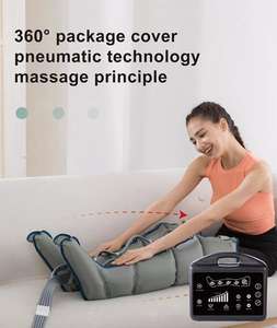 Hava sıkıştırma terapi sistemi spor kurtarma masaj makinesi ayak bacak masaj hava sıkıştırma masaj botları - Product Image 4