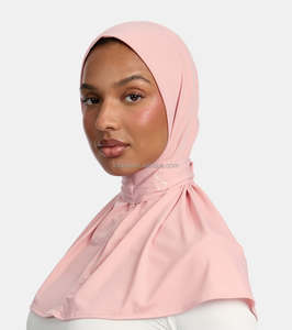 2025 enveloppement musulman séchage rapide instantané vêtements de <span class=keywords><strong>sport</strong></span> doux Stretch intérieur oeillet maille Jersey <span class=keywords><strong>Sport</strong></span> Hijab pour les femmes - Product Image 6