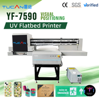 Impresora UV de Formato Grande TUCAN 750mm * 900mm, Grosor Máximo de 150mm para Substratos Gruesos como Madera, Papel, Caja, Mármol