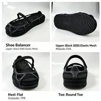 Équilibreur de chaussure réglable à scratch CE ISO, directement de l'usine, pour chaussures post-opératoires et correction de la marche inégale, pour soulager la tension
