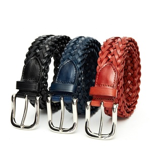 Best <span class=keywords><strong>Sale</strong></span> Fashion Skinny Geflochtener Gürtel Ledergürtel Top Ledergürtel Für Kleidung Dekoration - Product Image 2