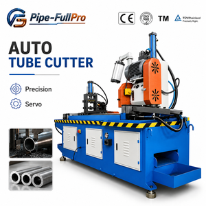 Machine de découpe de tubes carrés creux, machine de découpe de profilés de tubes CNC servo avec haute précision d'alimentation - Product Image 1