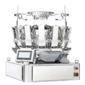 14 Köpfe Mehrköpfige automatische Gewichtsmaschine für Chips Nuss Getreide Zuckerbonbons Kaffeebohnen