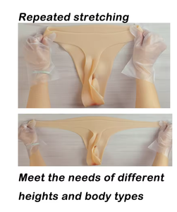 Culotte en silicone effet vagin, string dissimulant le gaff, pour transgenres, drag queens, sissy, sous-vêtements sexy - Product Image 4
