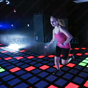 Indoor Interactive Active Floor Challenge LED Jumping <b>Grid</b> Game Tiles for Kids and Adults <b>Metal</b> Super <b>Grid</b> Tiles - Product Image 4