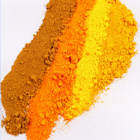 Pigments d'oxyde de fer brun naturel d'usine de bonne qualité pour la peinture de brique de ciment et le colorant de béton de couleur de mélange de coloration