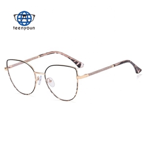 Teenyoun-gafas De Sol con bloqueo De luz azul para mujer, <span class=keywords><strong>Lentes</strong></span> De Sol con montura De ojo De gato De la Fama De Metal, Hd, diseñador De marca - Product Image 5