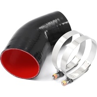 Tuyau d'admission d'air en silicone flexible à 90 degrés, résistant aux hautes températures, renforcé 3-6 plis, tailles personnalisables (11-90 mm)