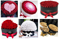 Roses Stabilisées d'Équateur Éternelles – Roses Conservées à Bas Prix – Cadeau Fleur Conservée dans une Boîte Cadeau