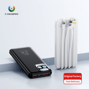 การปรับแต่งขายส่งแบตสํารอง PD กําลังชาร์จสูงความจุสูง 20000mah แบตสํารองแบบพกพา 10000mah - Product Image 1