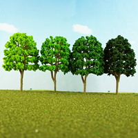 Fabricant d'arbres miniatures artificiels à l'échelle O HO N TT Z pour la mise en page de scènes de train de fabrication architecturale