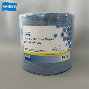 500 pièces de chiffons industriels multi-usages sans peluches, rouleau de papier rose en pâte de bois/PP, serviettes de nettoyage industrielles, rouleau de papier spécial pour <span class=keywords><strong>atelier</strong></span> - Product Image 3