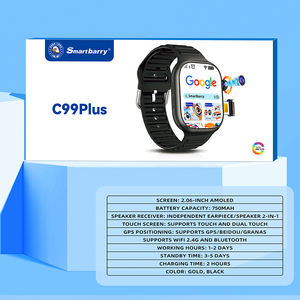 HKSF C99 Plus 2 Pares de Correas, Pantalla AMOLED Grande de 2.06 Pulgadas, Cámara Giratoria Extraíble, Batería de 750mAh, GPS, Tarjeta SIM 4G, 6+64GB - Product Image 2