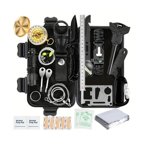 Kit di sopravvivenza e <span class=keywords><strong>pronto</strong></span> <span class=keywords><strong>soccorso</strong></span> 57-in-1 SOS attrezzatura di emergenza per avventure in campeggio all'aperto, pesca e situazioni di emergenza - Product Image 2