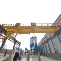 Pont roulant électrique à double poutre de 32 tonnes, moteur contrôlé par PLC, hauteur de levage de 9 m, télécommande au sol ; Approvisionnement transfrontalier
