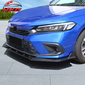เหมาะสำหรับ Honda Civic รุ่นที่ 11 ปี 2022-2024  ลิ้นกันชนหน้า สีดำด้าน - Product Image 4