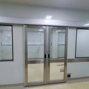 Puerta Corredera Automática Eléctrica de Apertura Lateral, Puerta Corredera Médica para Hospital, Laboratorio, Fábrica Farmacéutica - Product Image 1