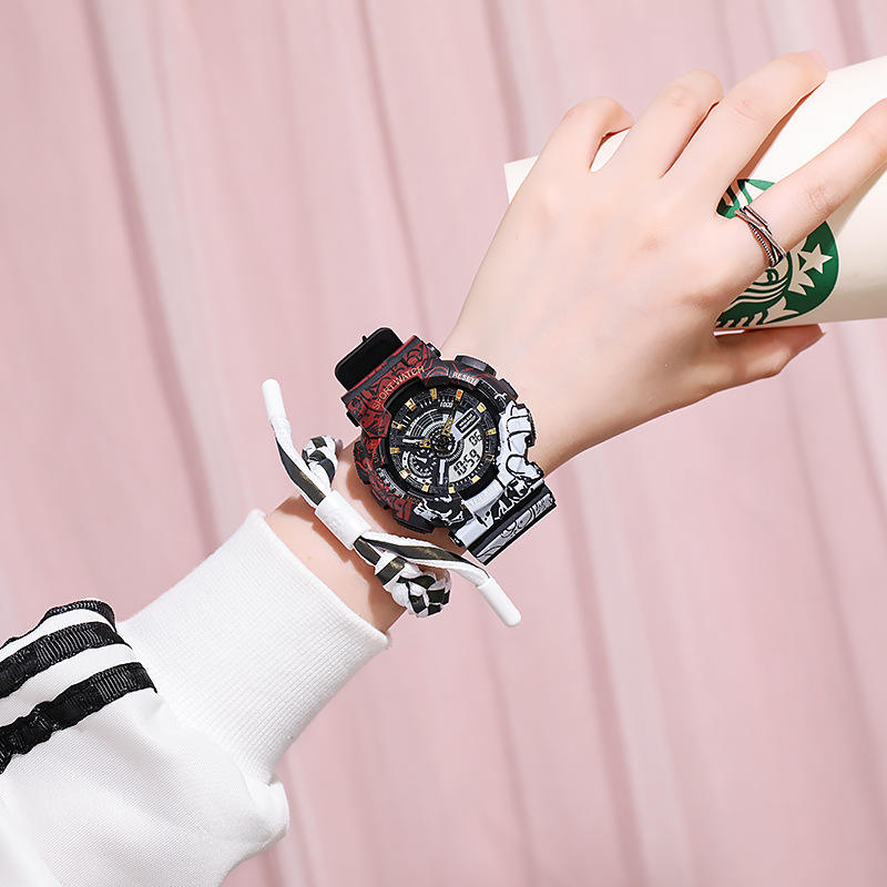 One piece double show gold plate