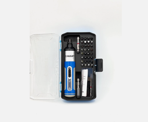 Ensemble de <span class=keywords><strong>tournevis</strong></span> rechargeable à piles 3,7 V, bricolage en gros, 3 Nm, 200 tr/min, USB-C, charge en 5 heures, 32 embouts en alliage S2 avec 50 mm PH2 - Product Image 1