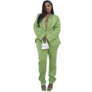 Nuevo Traje <span class=keywords><strong>de</strong></span> <span class=keywords><strong>Pantalón</strong></span> Elegante <span class=keywords><strong>para</strong></span> <span class=keywords><strong>Mujer</strong></span>, Estilo Verano, Color Sólido, Cuello <span class=keywords><strong>de</strong></span> Traje, Conjunto <span class=keywords><strong>de</strong></span> Una Pieza - Product Image 5