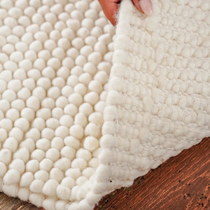 Alfombra de Lana de Diseño Floral Persa de Pelo Largo de Lujo, Alfombra de Felpa Suave Ecológica Hecha a Mano para Decoración de Dormitorio - Product Image 4
