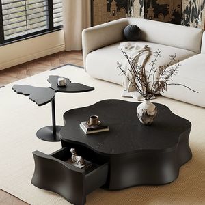 Juego de Mesa de <span class=keywords><strong>Centro</strong></span> Nórdica con Forma de Nube, Madera Resistente, Ecológica, Moderna, Color y Tamaño Personalizables, Muebles de Lujo para Sala de Estar - Product Image 3