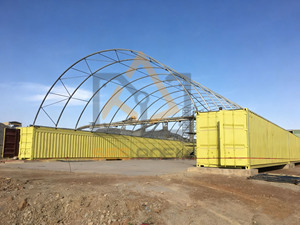 Cs3020 बड़े pvc गुंबद औद्योगिक शिपिंग कंटेनर आश्रय शेड कपड़े भंडारण निर्माण उपकरण भंडारण के लिए कंटेनर आश्रय - Product Image 4