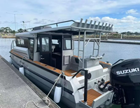 Bateaux de pêche de haute qualité Gospel Boats Offshore 25 pieds (7,5 m) avec coque en aluminium et cabine, à vendre en Chine