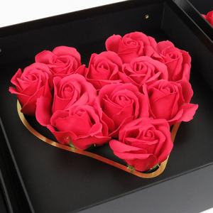 กล่องของขวัญวาเลนไทน์ ฉันรักคุณ พร้อมจัดดอกกุหลาบในกล่องกระดาษแข็งสุดหรู สำหรับวันแม่ - Product Image 6