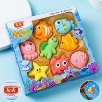 Ocean Animal Shape Juice Marshmallow Candy 100g Box Fruity Bulk Halal BRC Certified Custom OEM Private Label