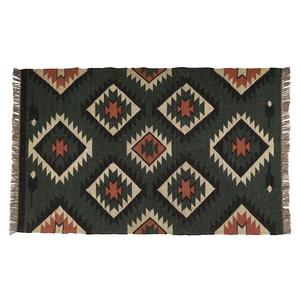 Tapis de jute en laine Kilim tissé à la main de qualité supérieure tapis décoratif géométrique moderne élégant pour bureau à domicile salon chambre sol - Product Image 3