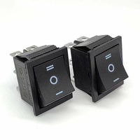 Interrupteur à bascule étanche ON-OFF, tête ronde/carrée, 4 broches, IP12/IP11, 20A 250V, pour usage nautique, toutes séries