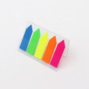 Bonne Qualité PET Calandre Marqueur Promotionnel Coloré imperméable à l'eau amovible Notes Autocollantes En Plastique - Product Image 4