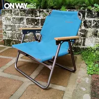 شعار مخصص المحمولة التيتانيوم الألومنيوم إطار كرسي الشاطئ طوي الأزرق النسيج كرسي تخييم