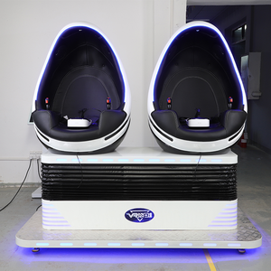 Simulateur de cinéma de réalité virtuelle, chaise VR Double 2 joueurs, 9D œuf, parc d'attractions - Product Image 4