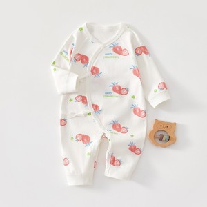 Conjunto de Ropa de Dormir para Bebé Recién Nacido de 0 a 3 Meses, Estilo Kimono de Algodón para Primavera y Otoño, <span class=keywords><strong>4</strong></span> Estaciones, con Logotipo Personalizado - Product Image 2