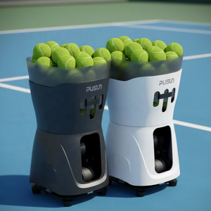 Juego de Pelotas de <span class=keywords><strong>Tenis</strong></span> y Pádel Pusun de Acero Resistente, Controlado por Aplicación, con Velocidad Ajustable para Entrenamiento en Club y en Casa, Portátil, Más de 150 Pelotas - Product Image 3