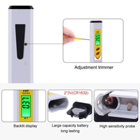 Mètre de redox portable ORP-969, stylo de potentiel négatif ORP, instrument de test de la qualité de l'eau portable, stylo de qualité de l'eau