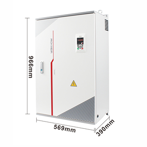 ระบบควบคุมคุณภาพ ไดรฟ์ AC 3 เฟส VFD 380v 220kw 250kw ตัวแปลงความถี่ปั๊มน้ำ ตัวปรับความเร็ว VFD สำหรับ PMSM - Product Image 1